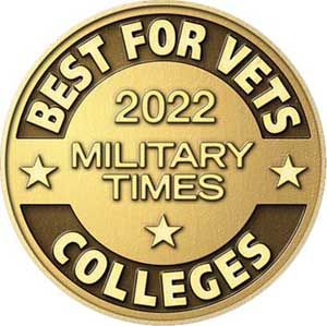 Best For Vets 2022, Military Times badge.