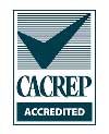 CACREP accredited logo.